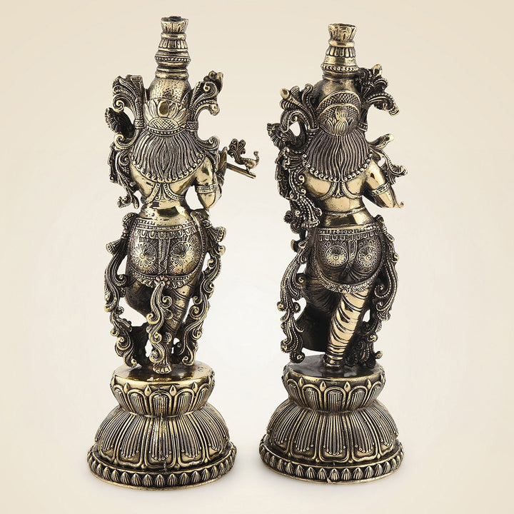 Brass Radha Krishna