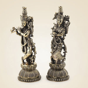 Brass Radha Krishna