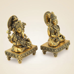 Brass Ganesh Laxmi