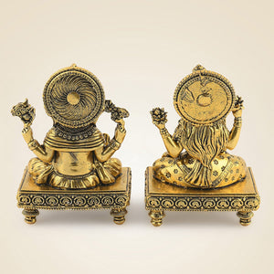 Brass Ganesh Laxmi