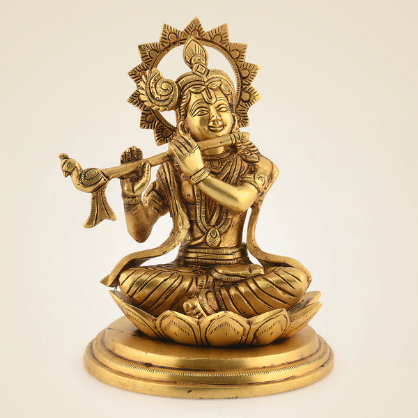 Brass Krishna