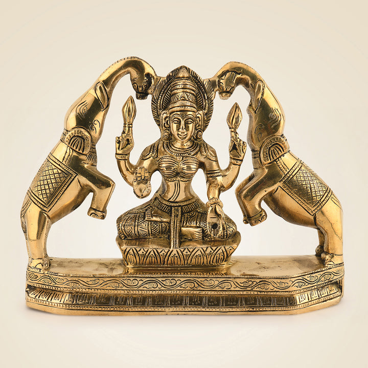 Brass Gajalaxmi