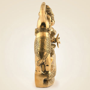 Brass Gajalaxmi