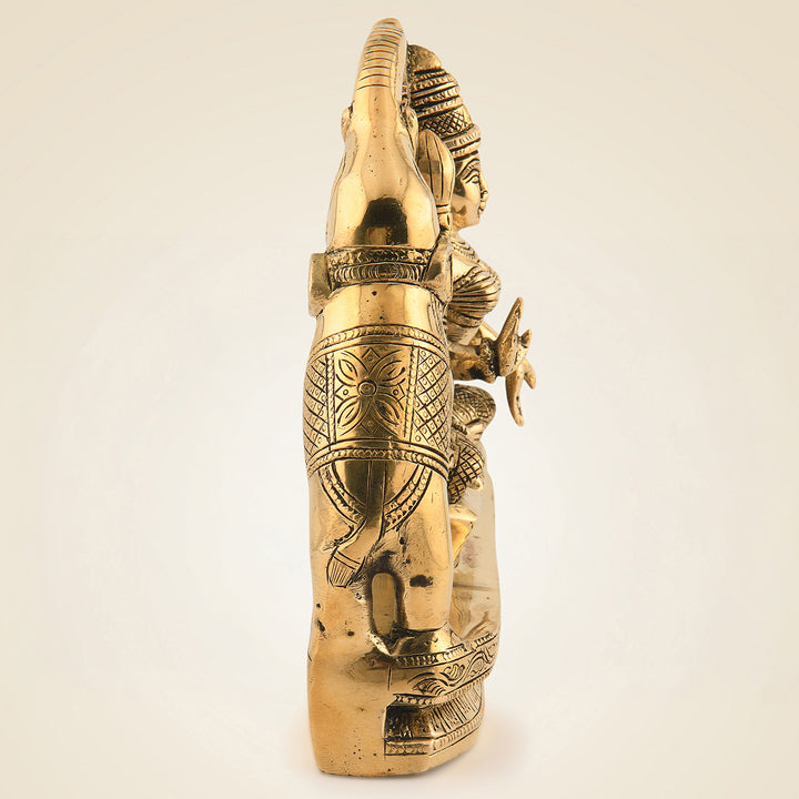 Brass Gajalaxmi