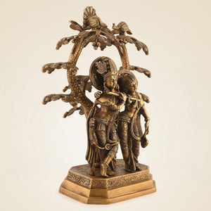 Brass Radha Krishna
