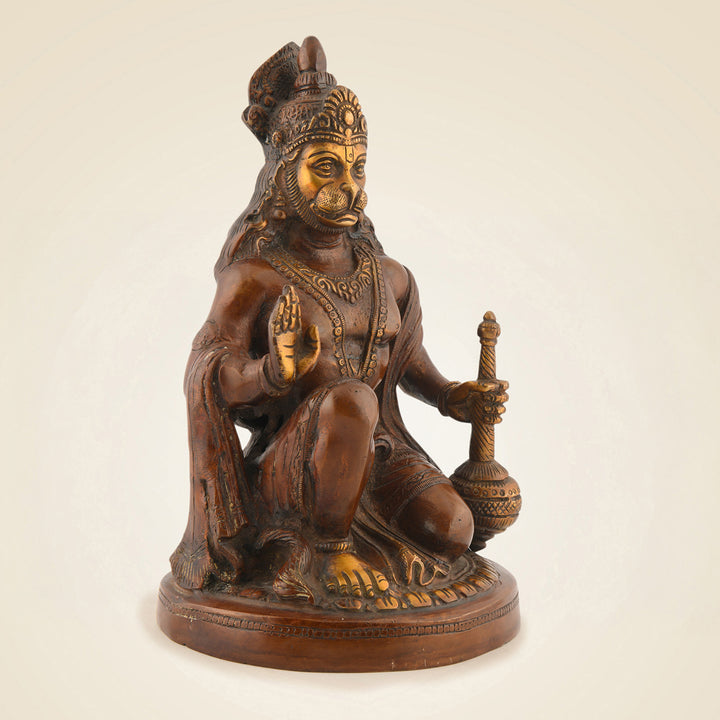Brass Hanuman Idol