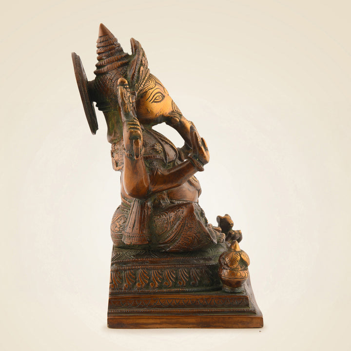 Brass Ganesha Idol