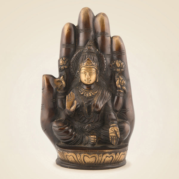 Brass Laxmi Idol