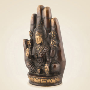 Brass Laxmi Idol