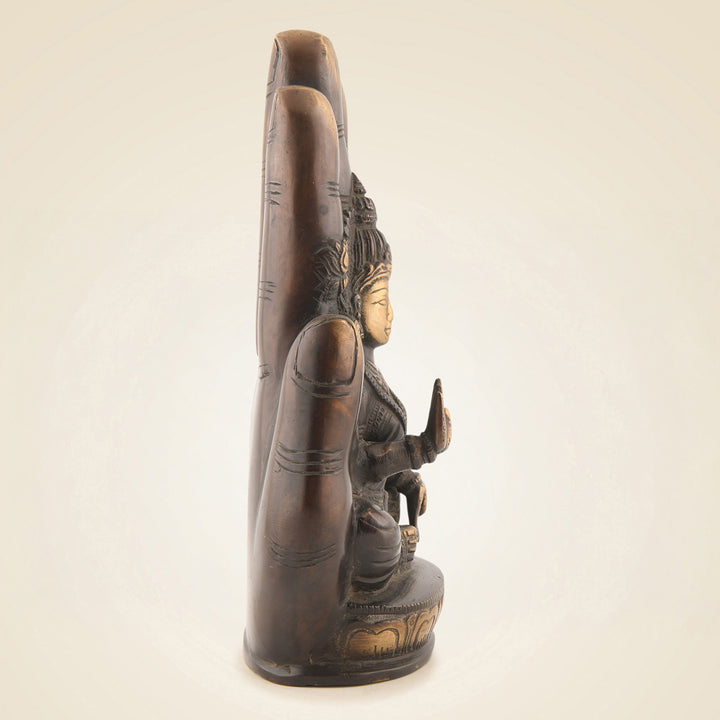 Brass Laxmi Idol