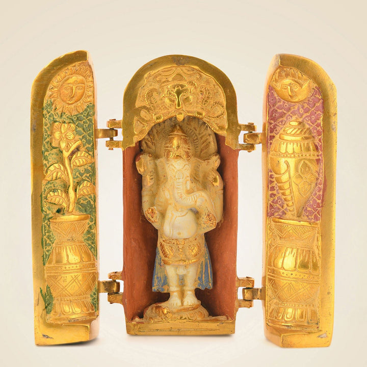 Brass Ganesha Idol