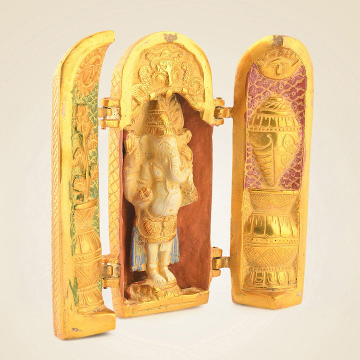 Brass Ganesha Idol