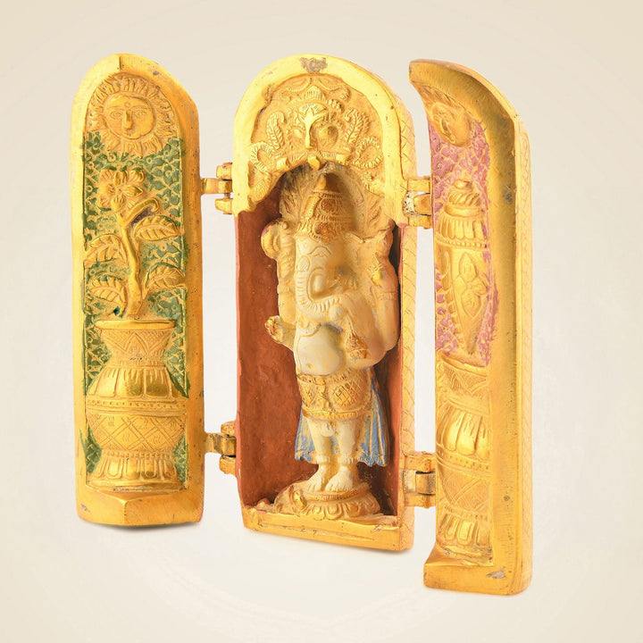 Brass Ganesha Idol