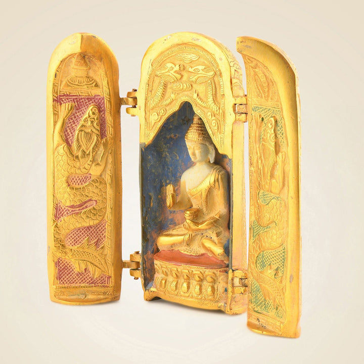 Brass Buddha Idol