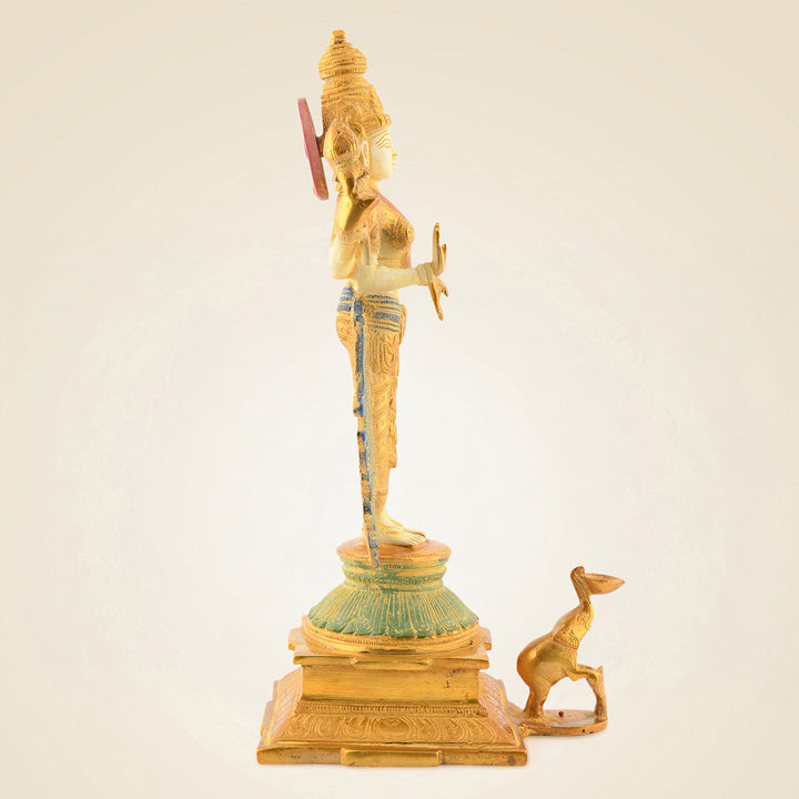 Brass Laxmi Idol