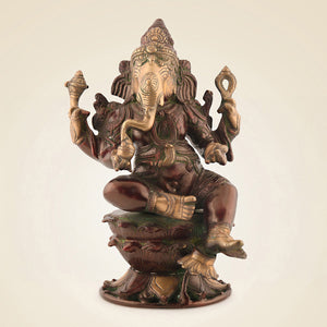 Brass Ganesha Ji Ido9l