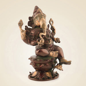 Brass Ganesha Idol