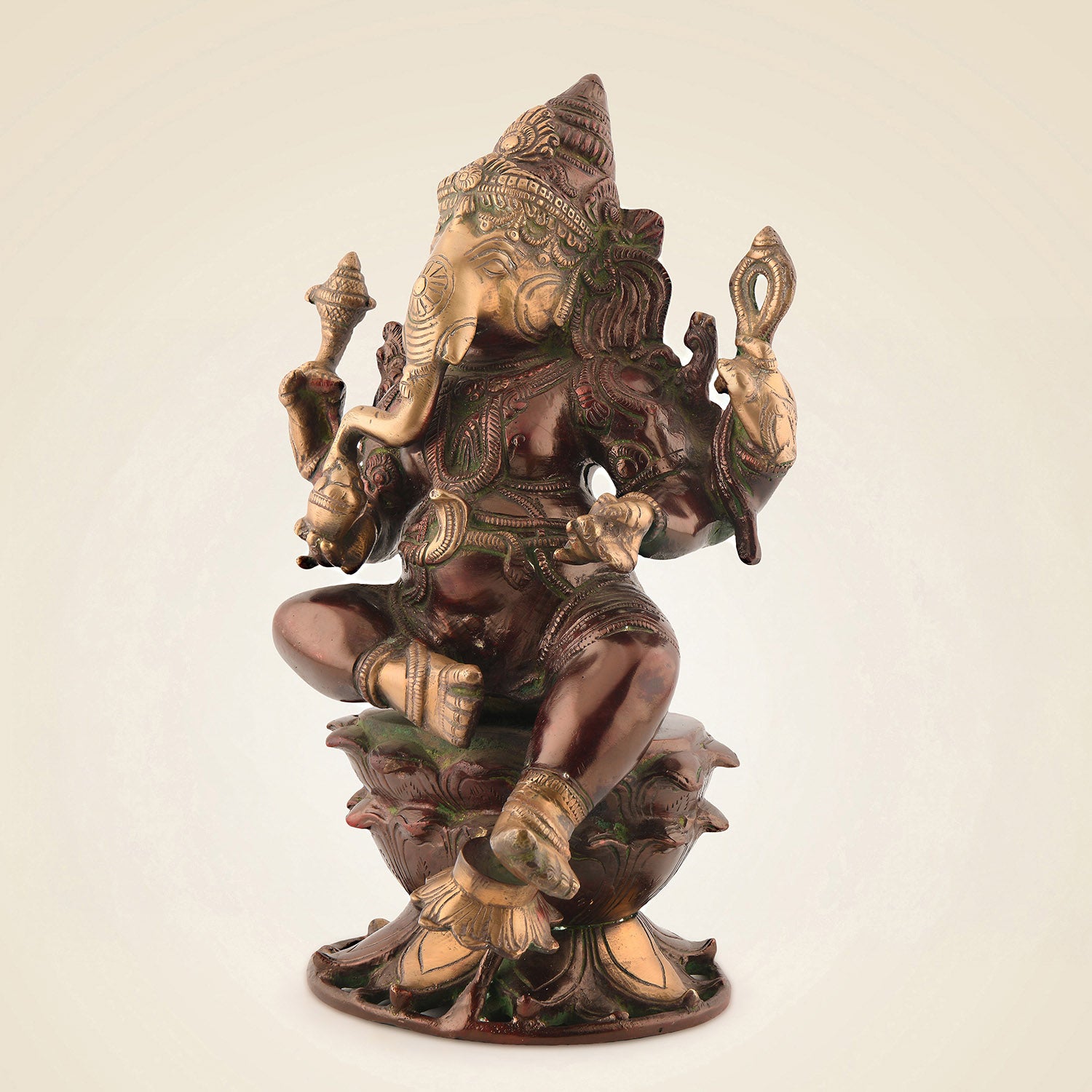 Lord Ganesha Brass Idol