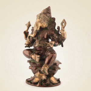 Lord Ganesha Brass Idol