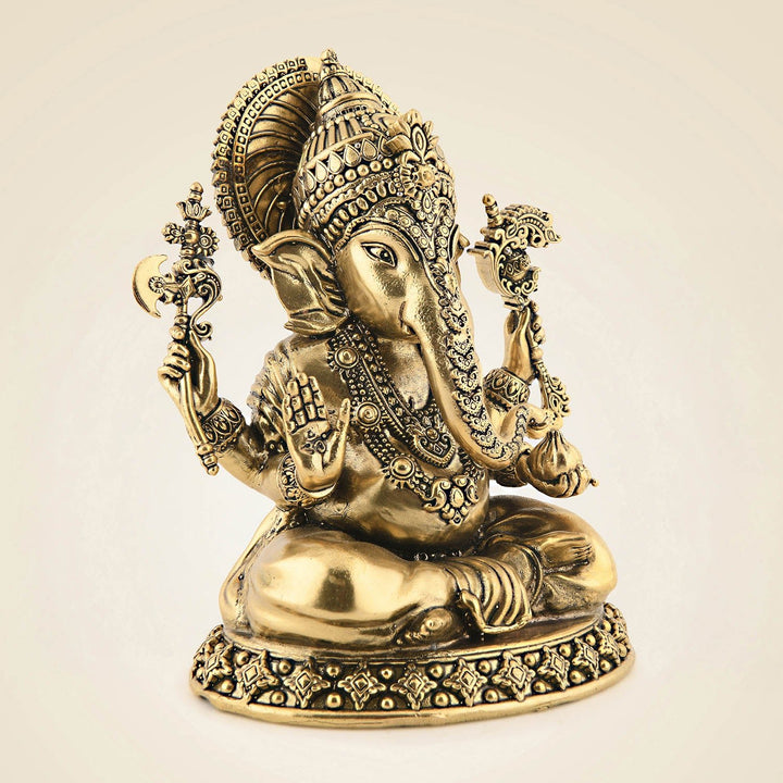 Brass Ganesha Statue