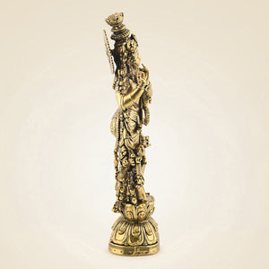Brass Krishna Idol