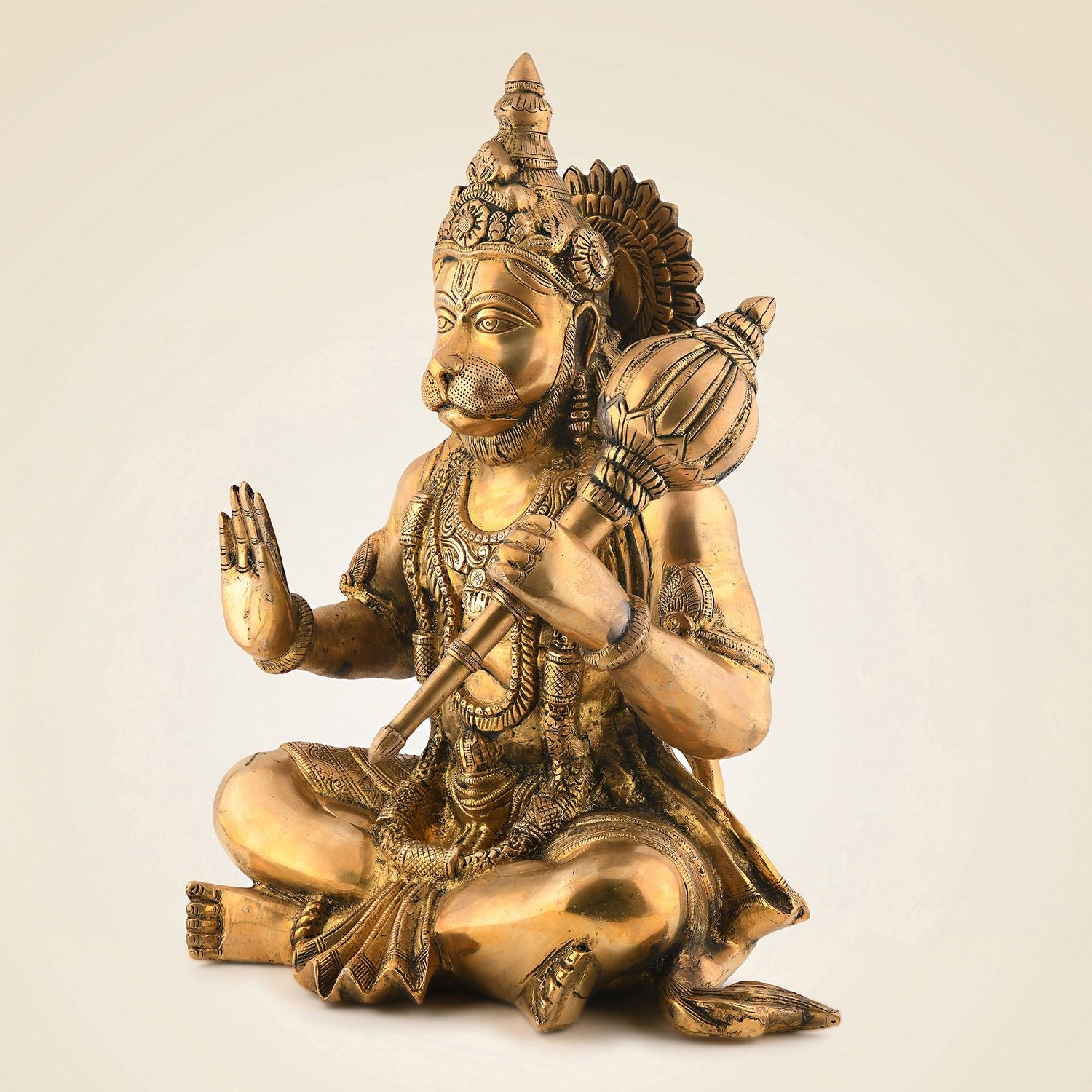 Brass Hanuman Murti