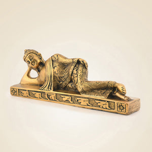 Brass Sleeping Buddha