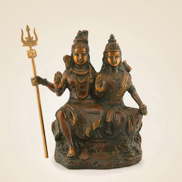 Brass Shiv Parvati