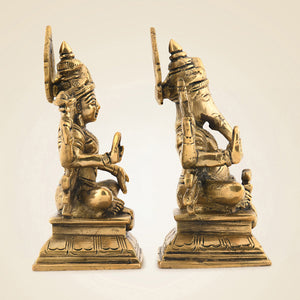 Brass Ganesh Laxmi