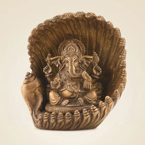 Brass Ganesha In Shankh