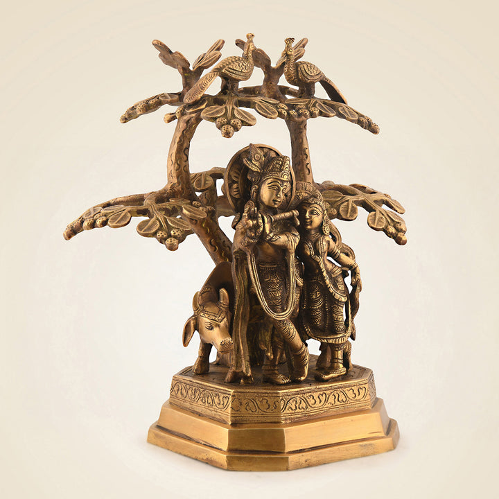 Brass Radha Krishna