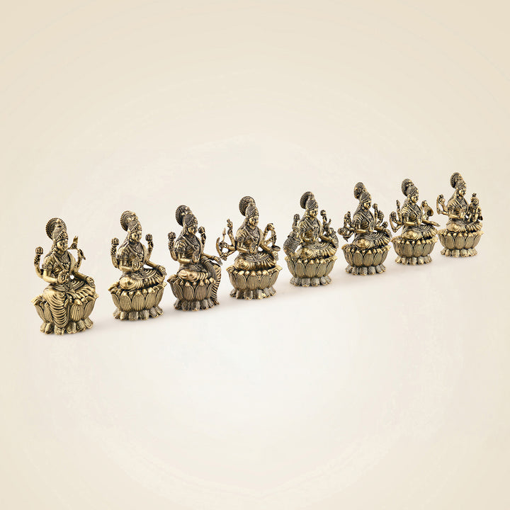 Brass Ashtalaxmi