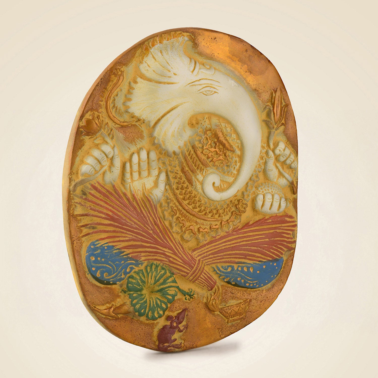 Brass Wall Hanging Ganesha