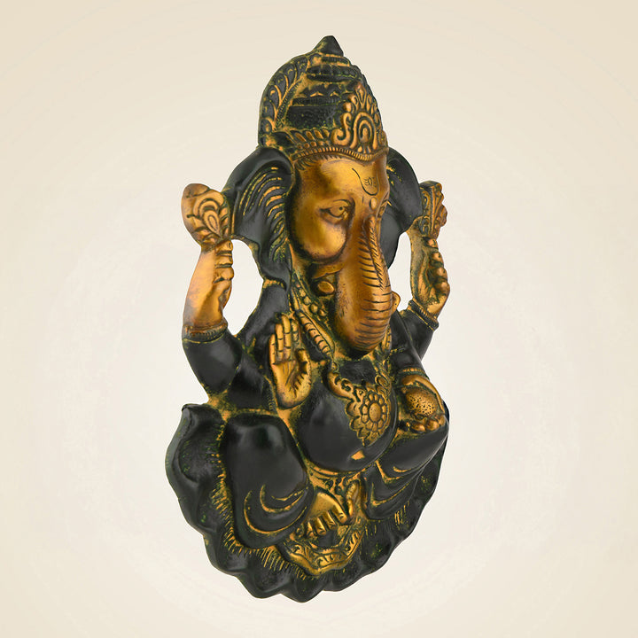 Brass Ganesha Wall Hanging