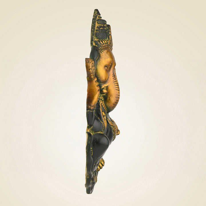 Brass Ganesha Wall Hanging