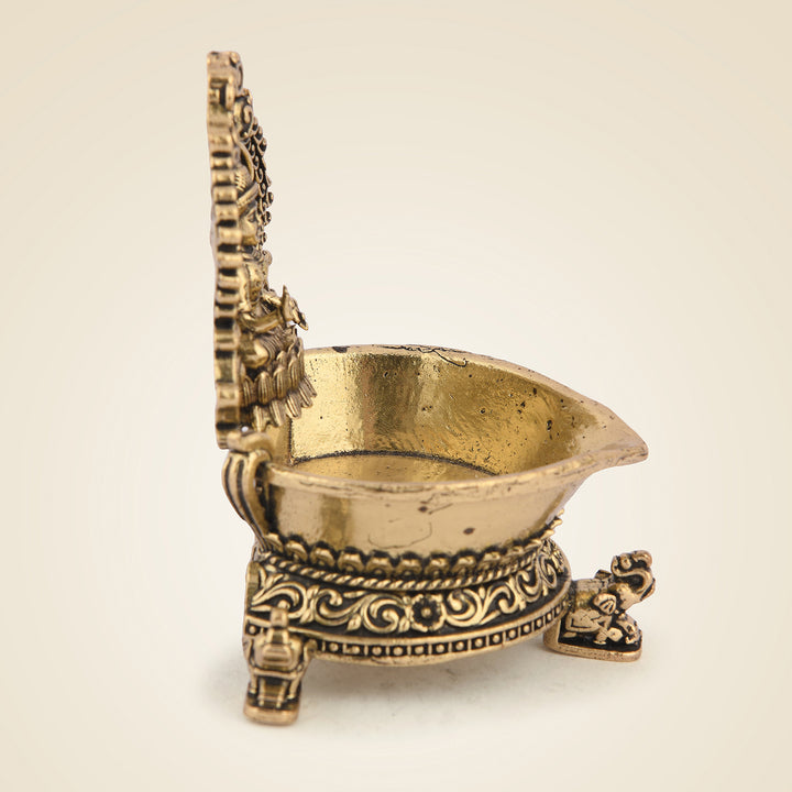 Pure Brass Laxmi Diya