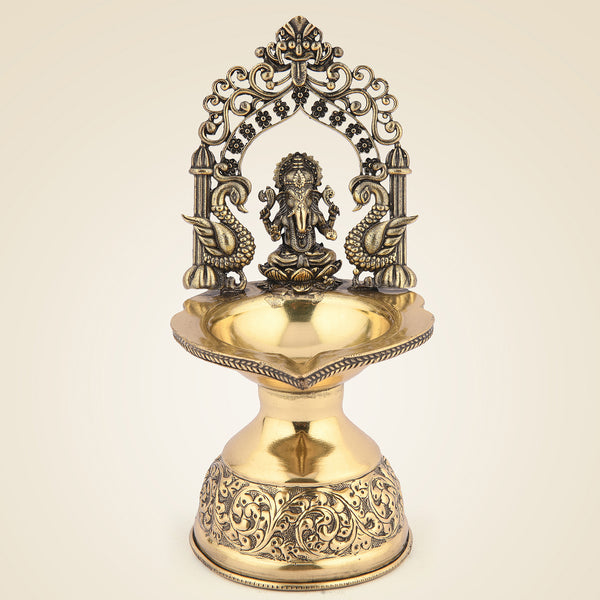 Pure Brass Ganpati Diya