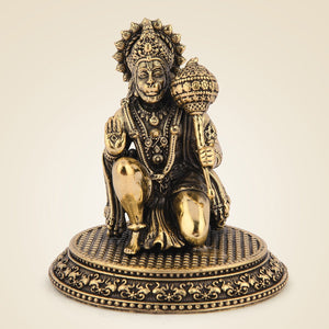 Pure Brass Hanuman Idol