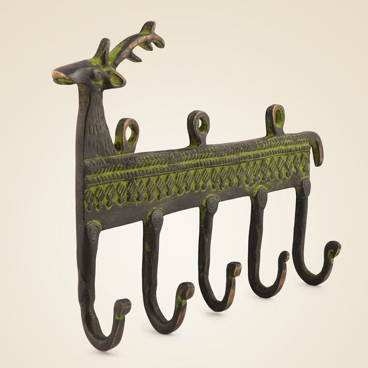 Pure Brass Deer Key Hook