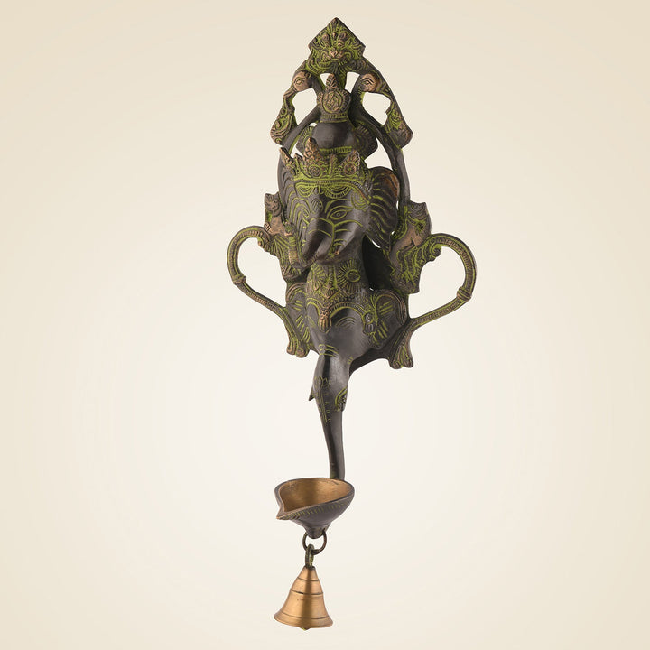 Pure Brass Ganpati Diya