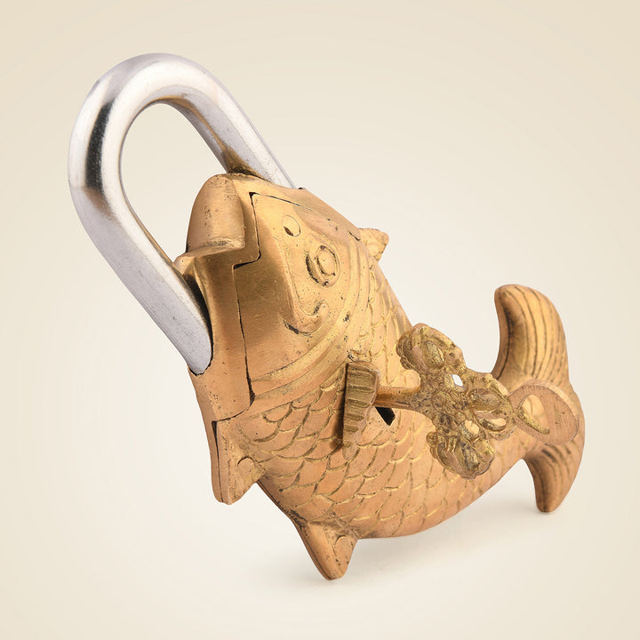 Pure Brass Fish Lock