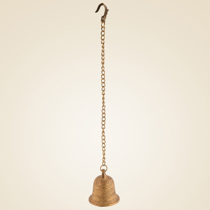 Pure Brass Mandir Bell With Chain