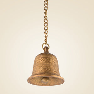 Pure Brass Mandir Bell With Chain