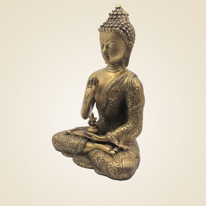 Pure Brass Buddha