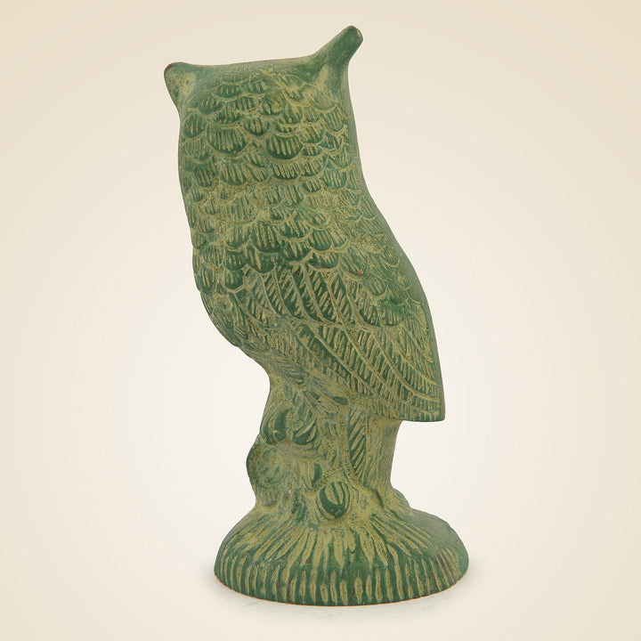 Pure Brass Antique Finish Brass Owl