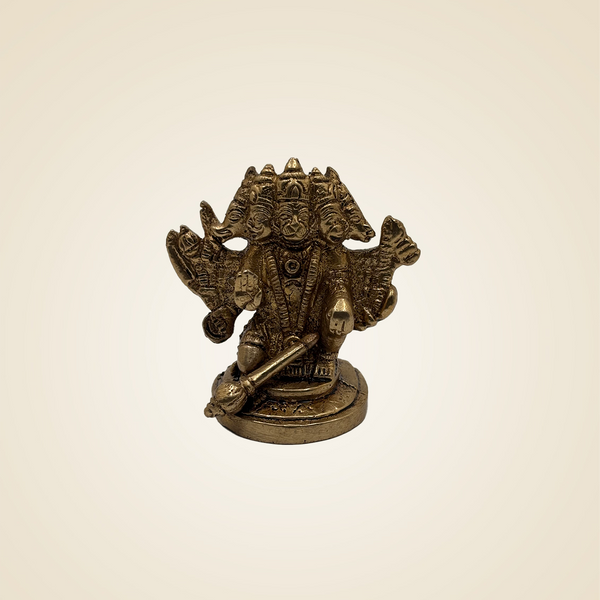 Pure Brass Panchmukhi Hanuman