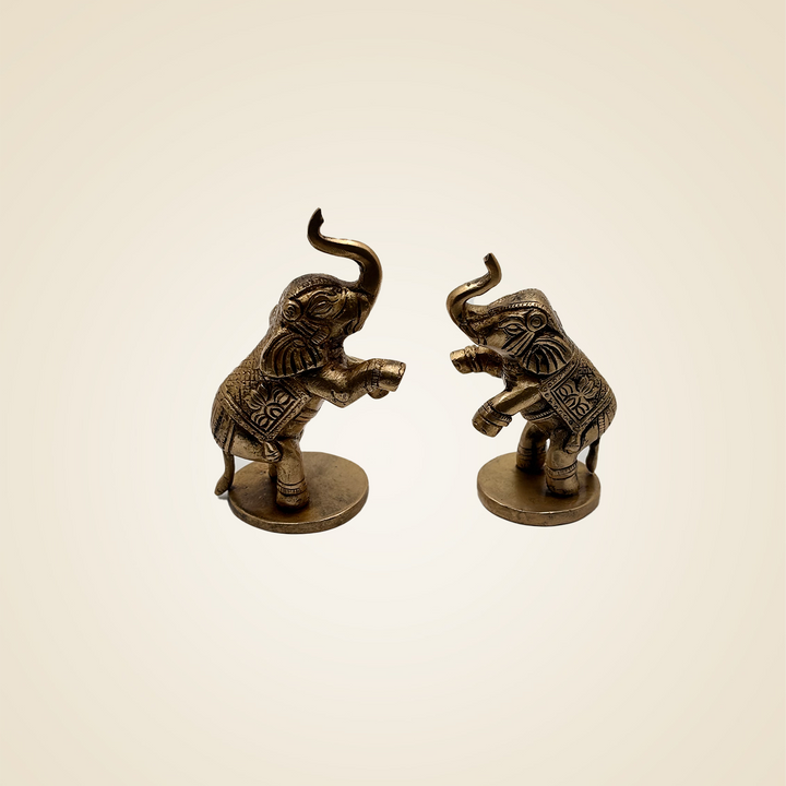 Pure Brass Jumping Elephant