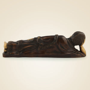 Pure Brass Sleeping Buddha