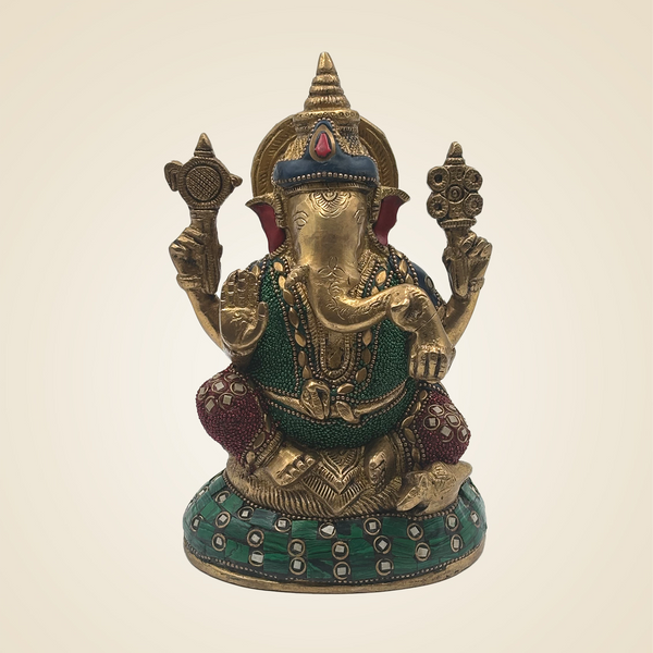 Pure Brass Ganesha