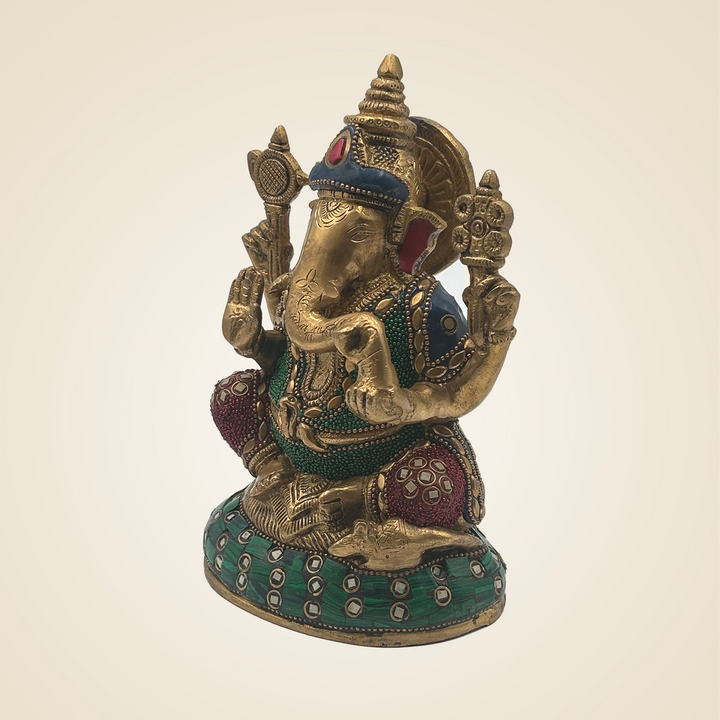 Pure Brass Ganesha